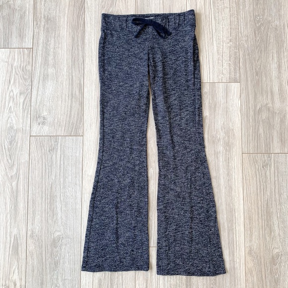 Abercrombie & Fitch Pants - Abercrombie & Fitch Navy Marled Flare Sweat Pants